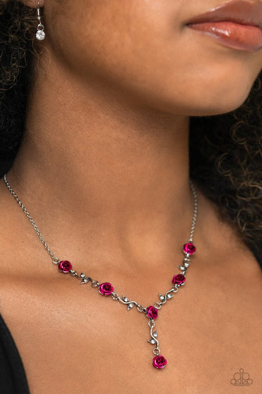 ROSE Without Saying... - Pink - Paparazzi Necklace Image