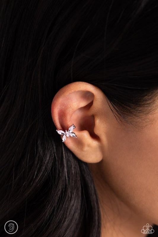 Aerial Advancement - Pink - Paparazzi Earring Image