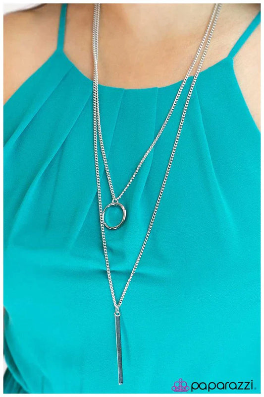 Paparazzi Necklace ~ Plain As Day - Silver