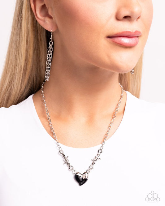 Trendy Tribute - Black - Paparazzi Necklace Image