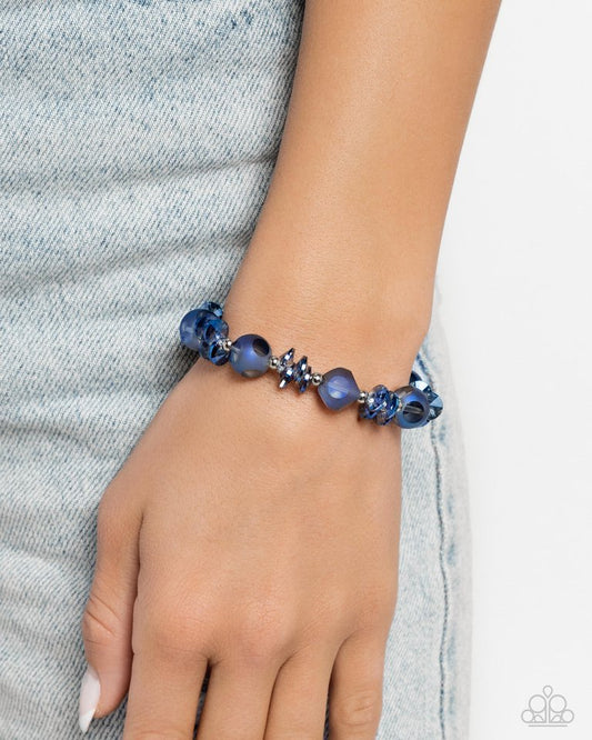 Lets Start at the FAIRY Beginning - Blue - Paparazzi Bracelet Image