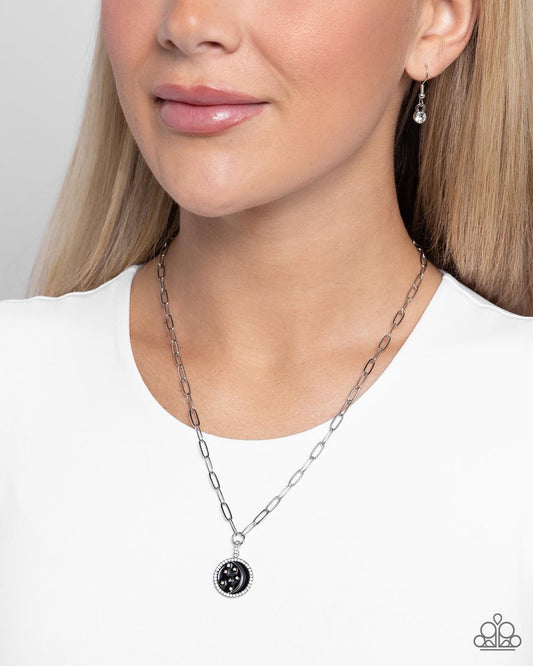 Lunar Liaison - Black - Paparazzi Necklace Image