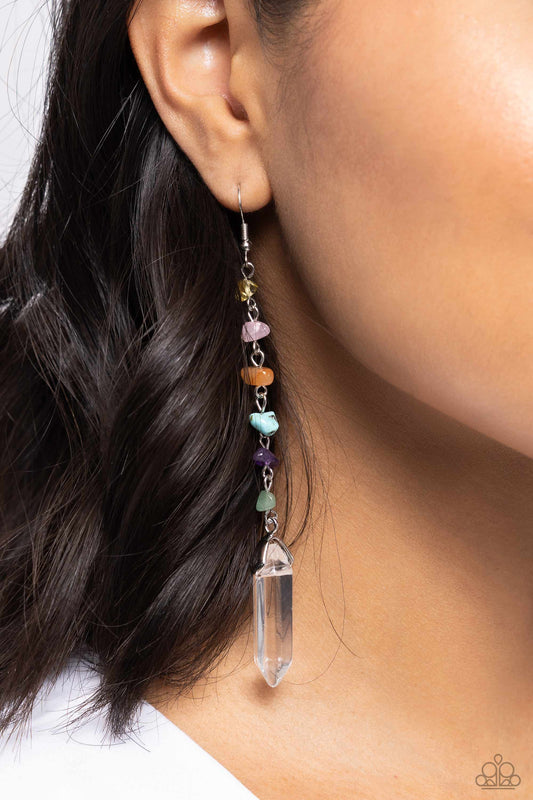Quartz Qualification - Paparazzi Earring Image