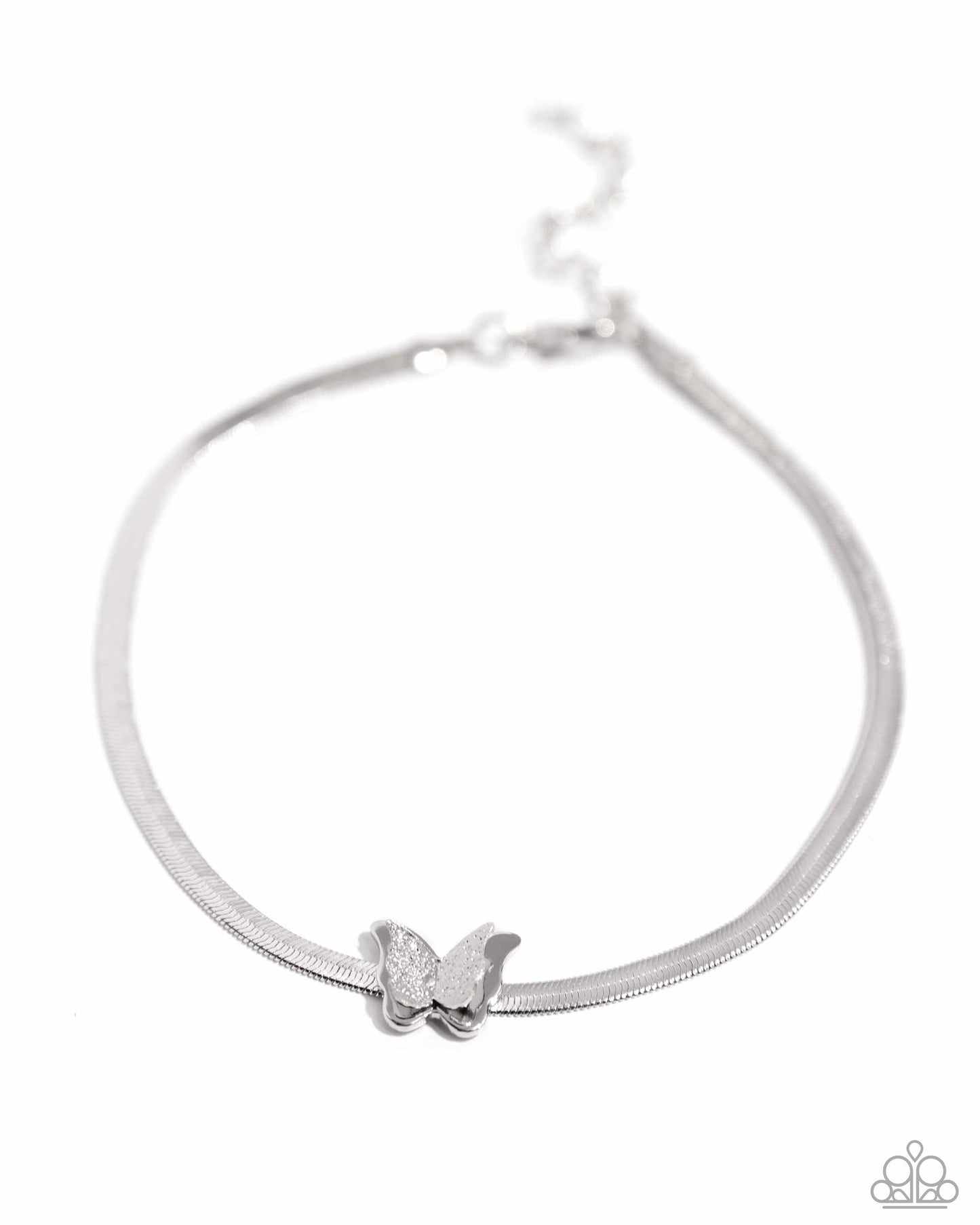 Paparazzi Bracelet ~ A FLIGHT-ing Chance - Silver
