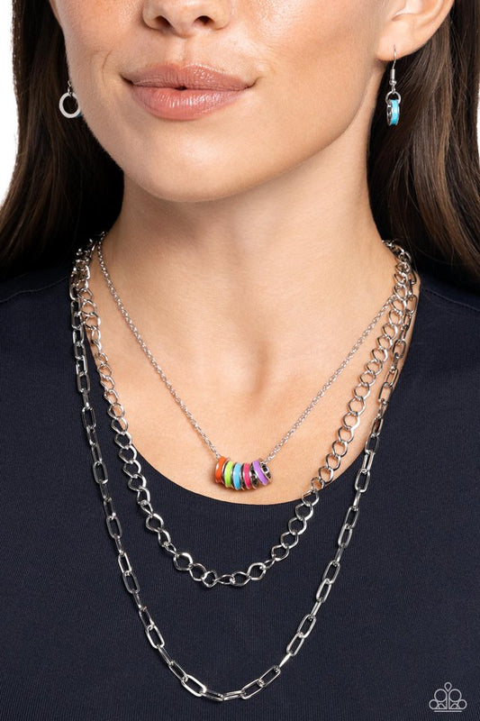 Colorful Cadet - Multi - Paparazzi Necklace Image