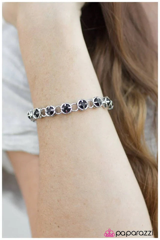 Paparazzi Bracelet ~ Now That Youre Mine - Black