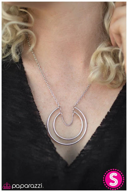 Paparazzi Necklace ~ Off Your High Horse - Silver