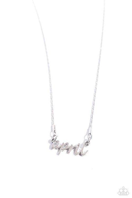 Birth Month Bling - April - Paparazzi Necklace Image