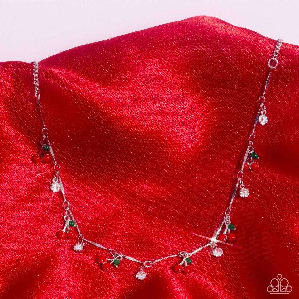 California Cherries - Red - Paparazzi Necklace Image