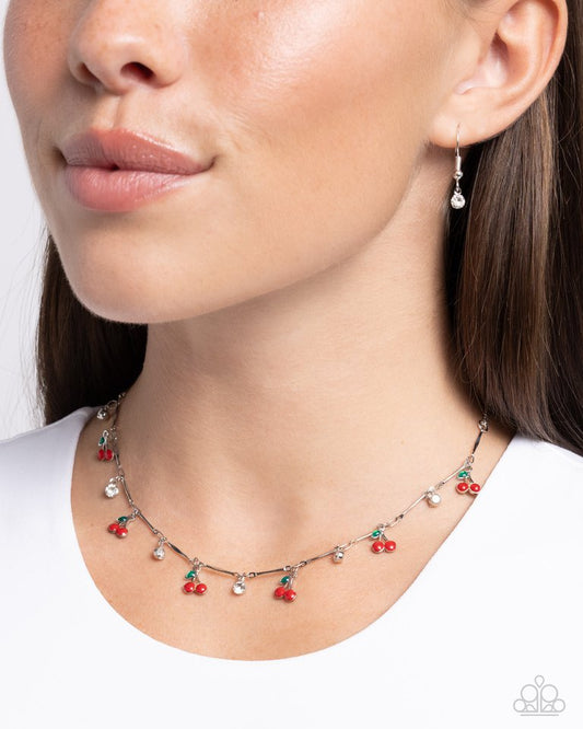 California Cherries - Red - Paparazzi Necklace Image