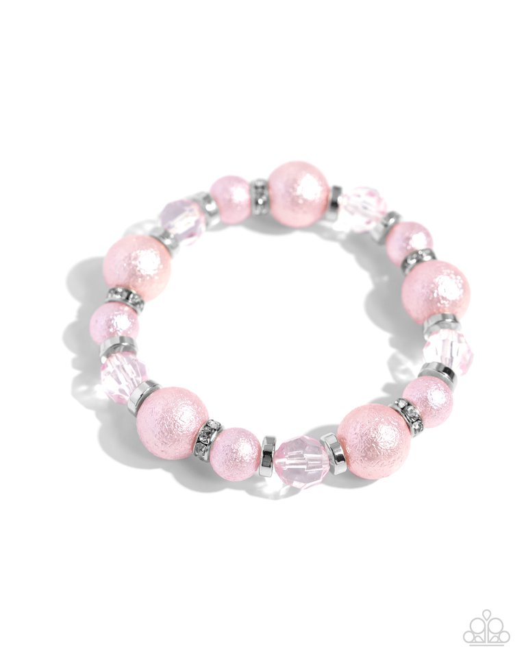 Pearl Protagonist - Pink - Paparazzi Bracelet Image
