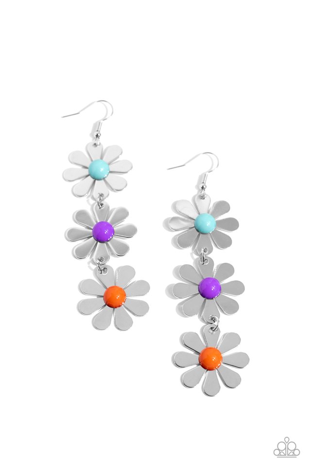 Daisy Dame - Purple - Paparazzi Earring Image