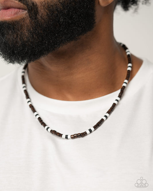 Earthy Ego - Black - Paparazzi Necklace Image