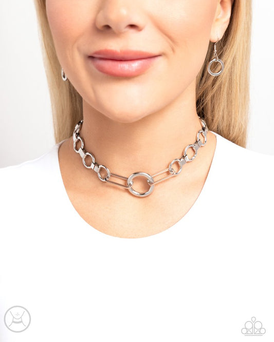 Musings Marvel - Silver - Paparazzi Necklace Image