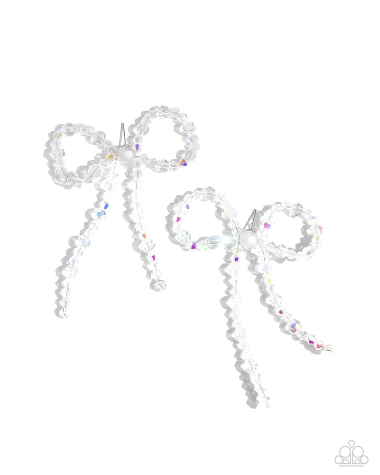 Butler Bowtie - Multi - Paparazzi Earring Image