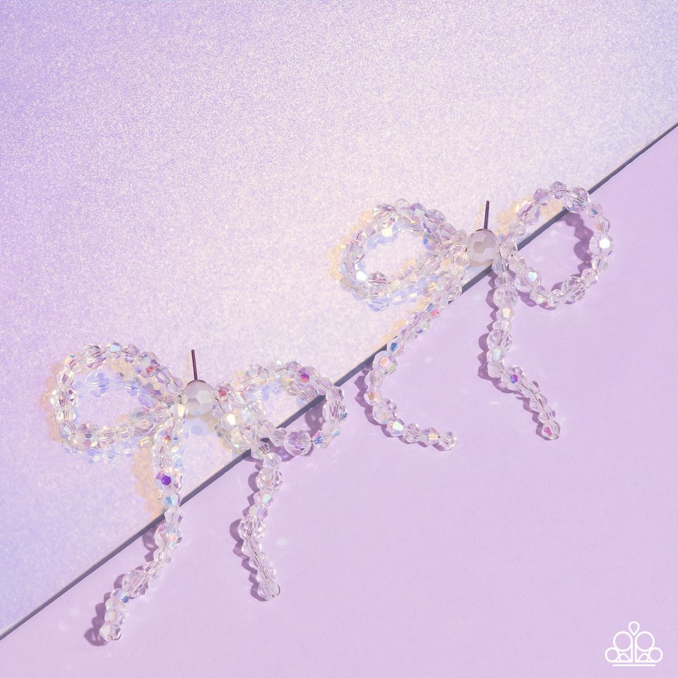 Butler Bowtie - Multi - Paparazzi Earring Image