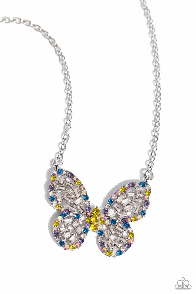 Aerial Academy - Yellow - Paparazzi Necklace Image
