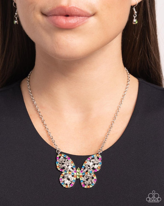 Aerial Academy - Green - Paparazzi Necklace Image