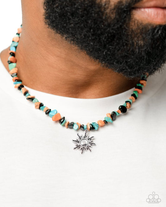 Dancing In The Sunlight - Black - Paparazzi Necklace Image