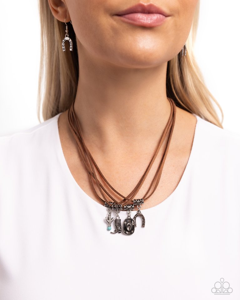 Southern Beauty - Brown - Paparazzi Necklace Image