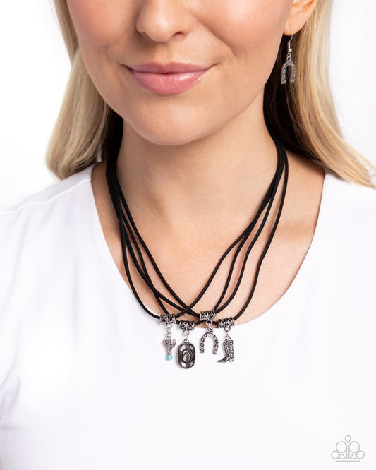 Southern Beauty - Black - Paparazzi Necklace Image