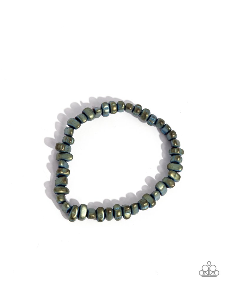 Matte Makeover - Green - Paparazzi Bracelet Image