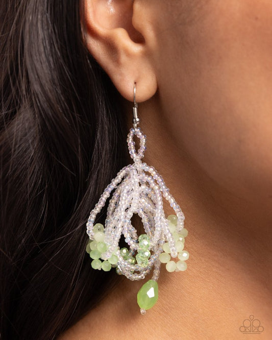 Botanical Bundle - Green - Paparazzi Earring Image