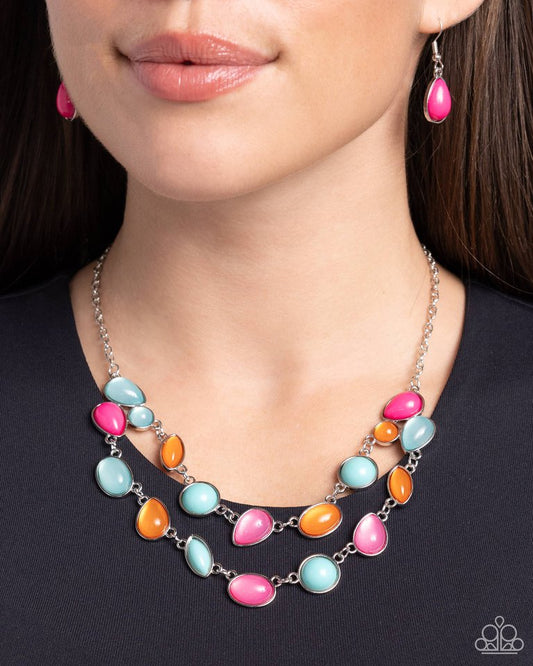 Variety Vogue - Pink - Paparazzi Necklace Image