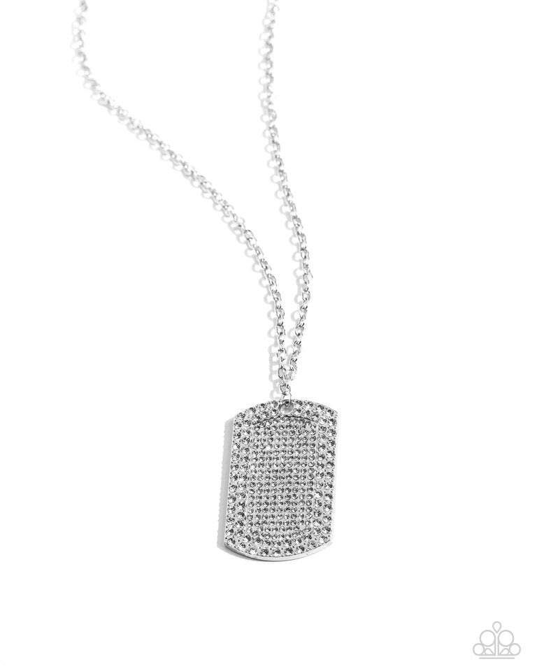 Animated Army - White - Paparazzi Necklace Image