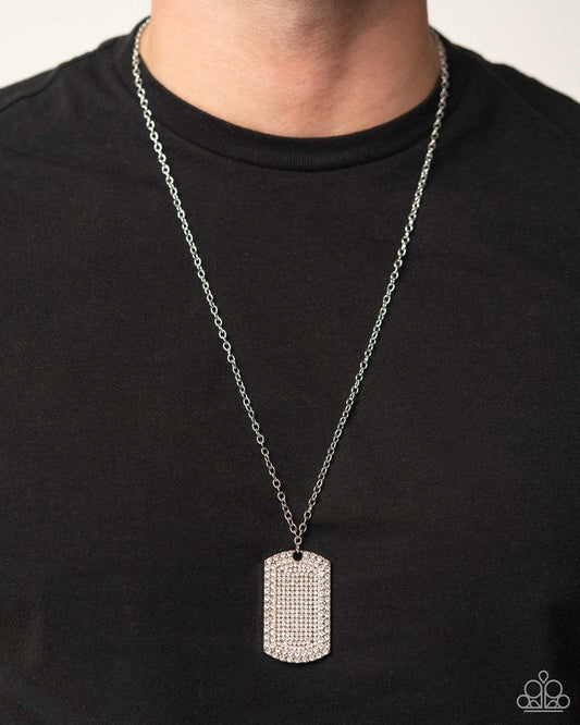 Animated Army - White - Paparazzi Necklace Image
