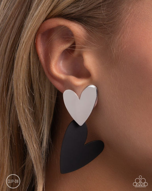 Romantic Occasion - Black - Paparazzi Earring Image