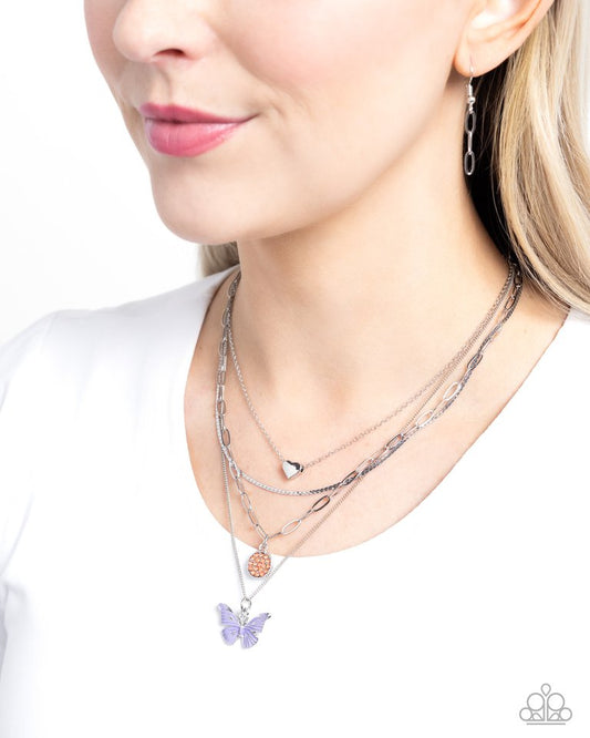 Whimsical Wardrobe - Purple - Paparazzi Necklace Image