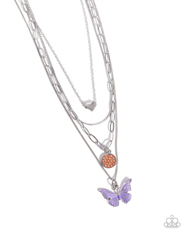Whimsical Wardrobe - Purple - Paparazzi Necklace Image