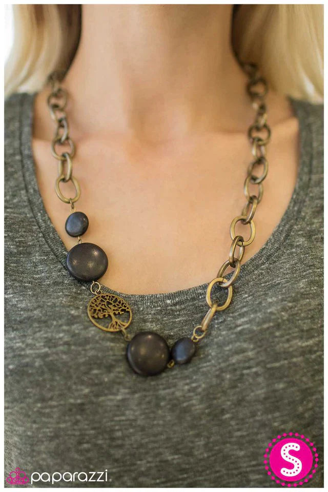 Paparazzi Necklace ~ Pure Country - Black