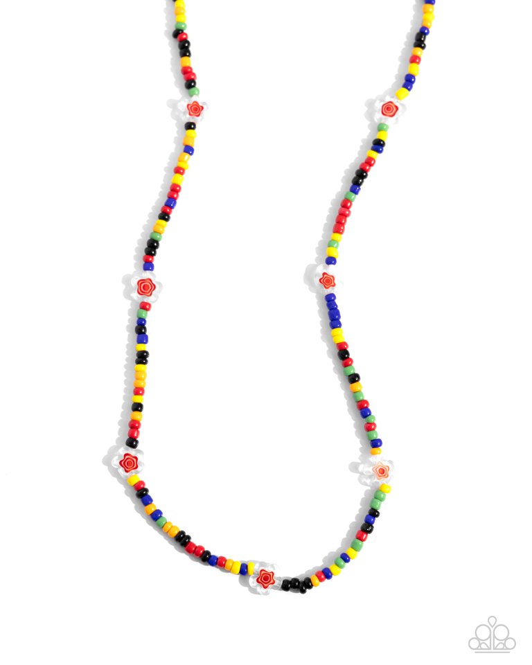 Candyland Craze - Red - Paparazzi Necklace Image