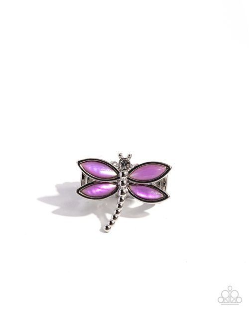 Dragonfly Dedication - Paparazzi Ring Image