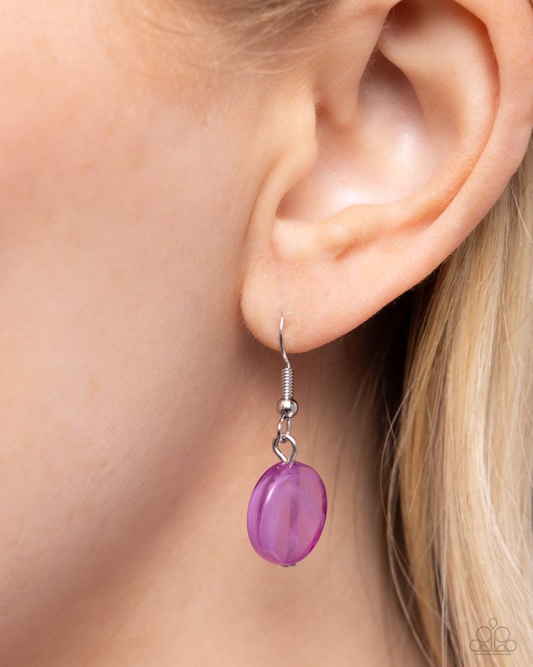 Bright Backdrop - Purple - Paparazzi Necklace Image