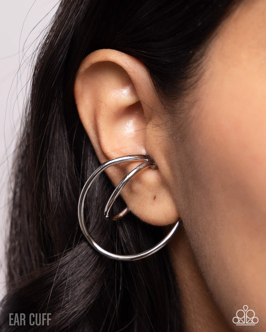 Wraparound Whimsy - Silver - Paparazzi Earring Image