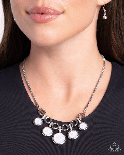 Reflective Rhapsody - Pink - Paparazzi Necklace Image