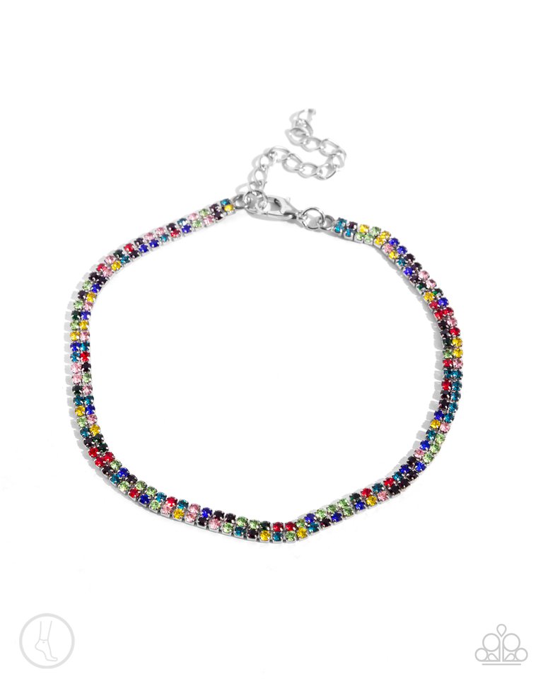 Adorable Anklet - Multi - Paparazzi Bracelet Image
