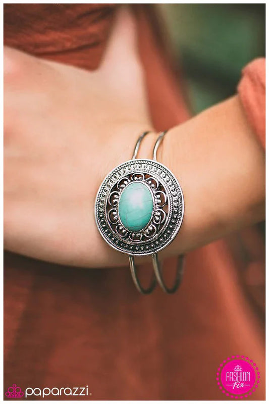Paparazzi Bracelet ~ The Westerner - Blue