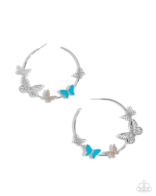 Aerial Allegiance - Earrings - Paparazzi Earring Image