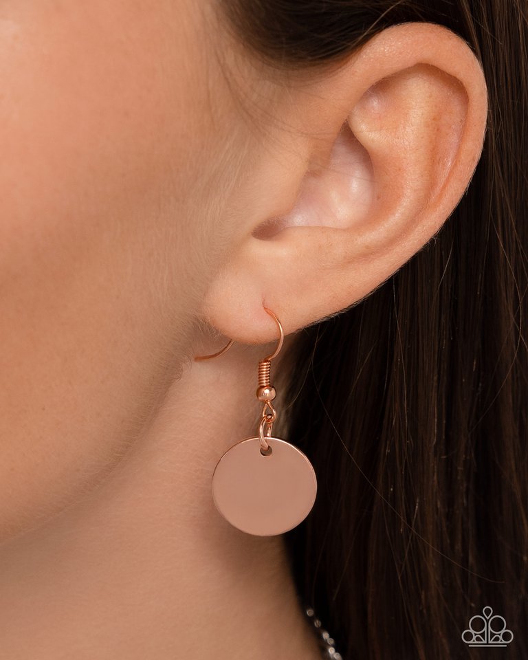 Dainty Development - Copper - Paparazzi Necklace Image