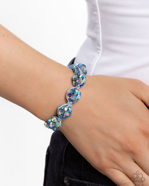 Knotted Kindness - Blue - Paparazzi Bracelet Image