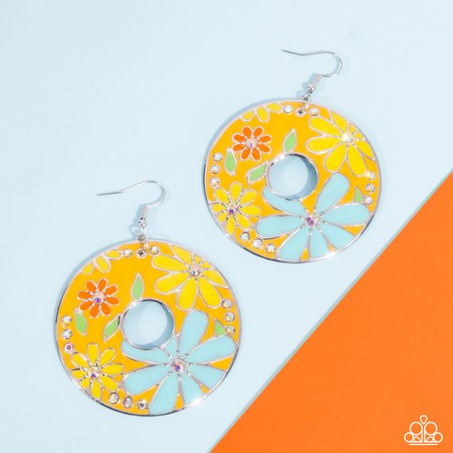 Embroidered Elegance - Paparazzi Earring Image