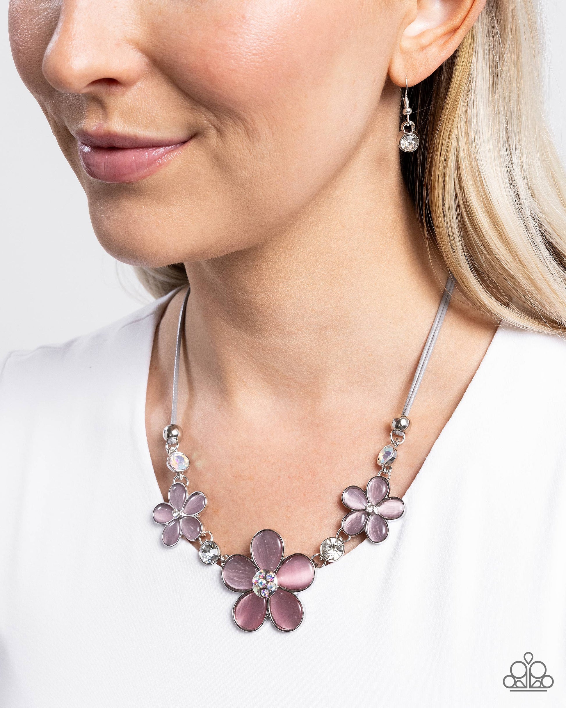 Cats Eye Calm - Pink - Paparazzi Necklace Image