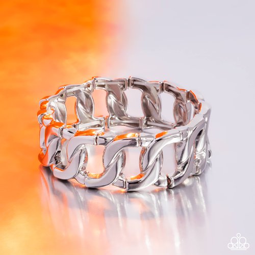 Forged in Fame - Silver - Paparazzi Bracelet Image