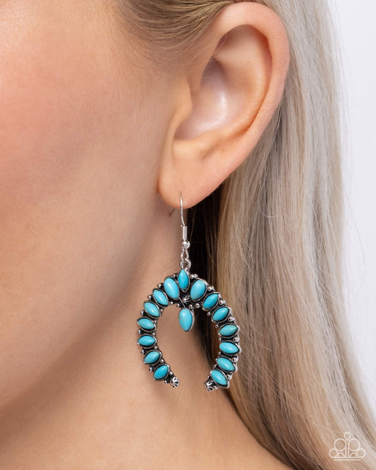 Universal Utopia - Blue - Paparazzi Earring Image
