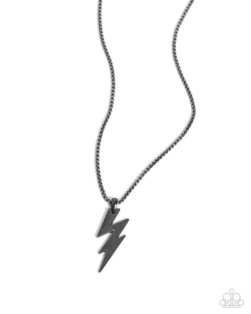 Electric Encore - Black - Paparazzi Necklace Image