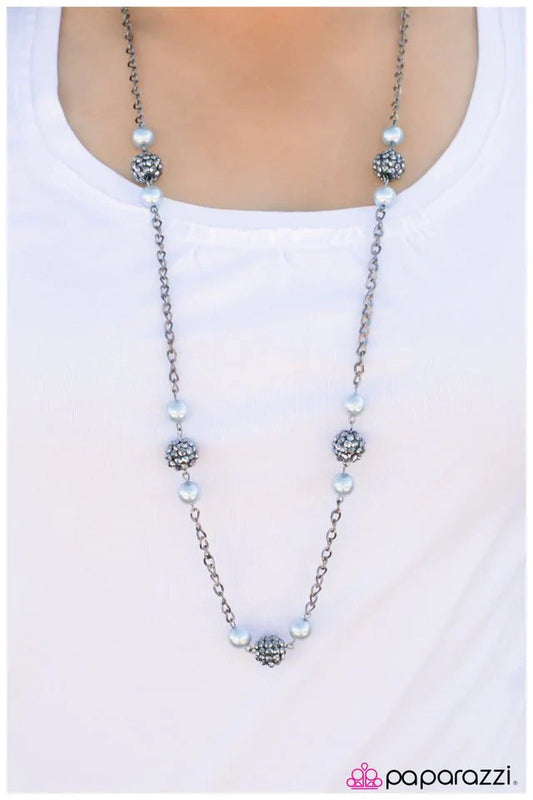 Paparazzi Necklace ~ The Rocker - Silver